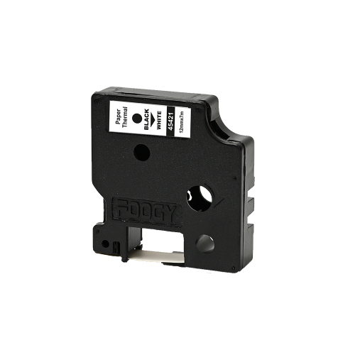 Foogy Dymo D1 Serit Etiket 12 mm x 7 mt Kagıt Beyaz