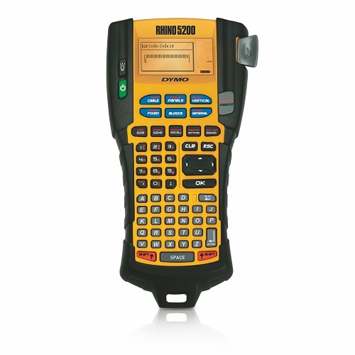 RhinoPRO 5200 Elde Taşınır Endustriyel Etiket Makinesi- 6/9/12/19 mm Rhino şeritlerle 